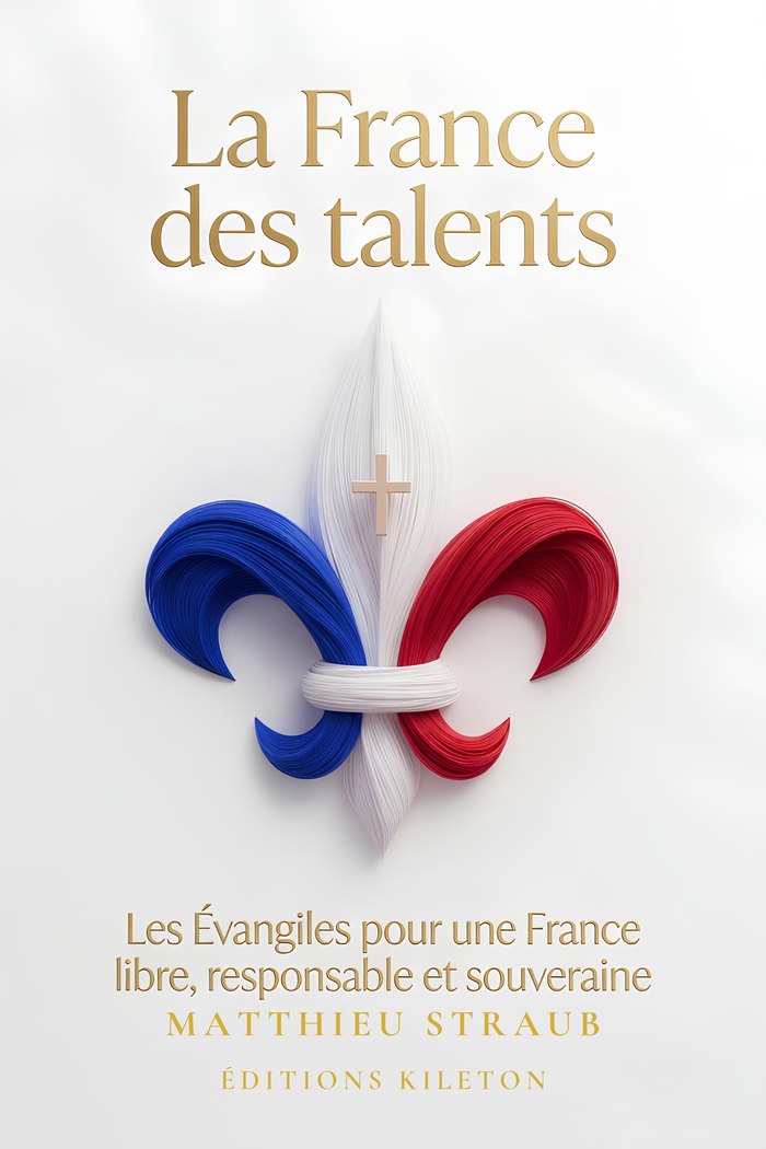 Première de couverture de « La France des Talents », Tome 1, par Matthieu Straub, Éditions Kileton