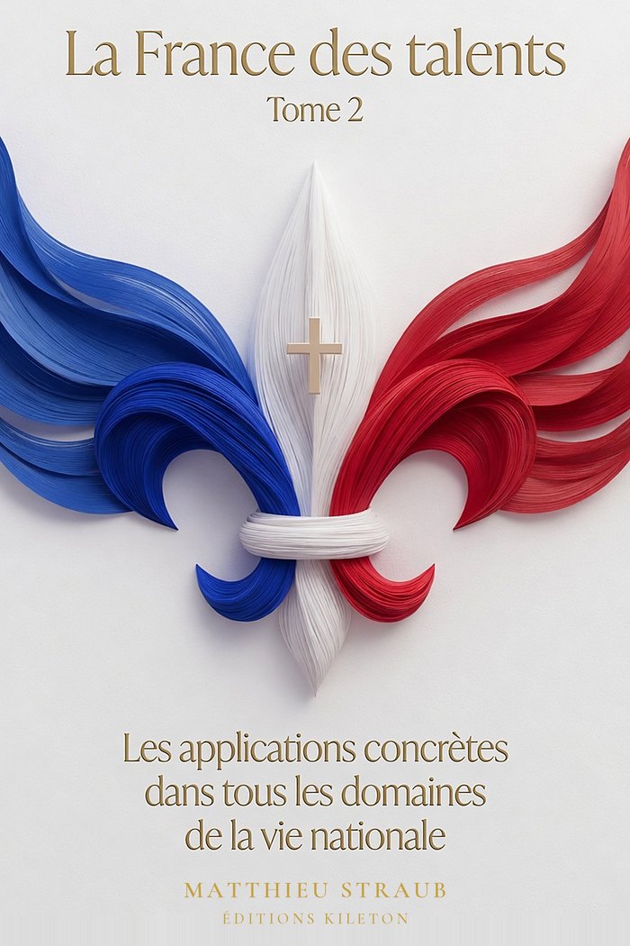 Première de couverture de « La France des Talents », Tome 2, par Matthieu Straub — Éditions Kileton